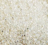 50g 8/0 Transparent Crystal AB Seed Beads