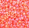 50g 8/0 Transparent Matte Orange AB Seed Beads