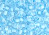 50g 2/0 Crystal Colorlined Light Blue Seed Beads