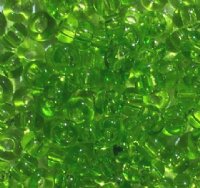 50g 2/0 Transparent Green Seed Beads