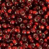 50g 2/0 Silver Lined Light Red Seed Beads