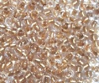 50g 6/0 Metallic Gold Lined Crystal