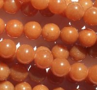 16 inch strand of 10mm Round Red Aventurine Beads