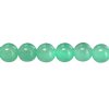 15 inch strand of 8mm Round Green Jade Beads