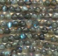 15 inch strand of 5mm to 5.5mm Round Labradorite Beads