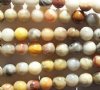 16 inch strand of 4mm Round Crazy Lace Agate Beads