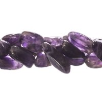 8 inch strand of 14x10mm Tumbled Amethyst Nugget Beads