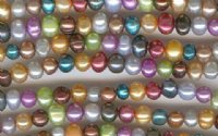 FWP 16inch Strand of 4mm Mixed Potato Freshwater Pearls