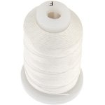 Dazzle-It! White Size F 140yds Silk Bead Thread
