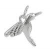 1, 16x13mm Sterling Silver Hummingbird Charm Pendant
