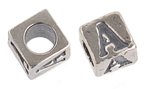 Sterling Silver Alphabet Bead "A"