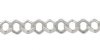 1 Foot 2.1mm Flat Square Link Sterling Silver Chain