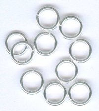 SS2605 10 5mm Closed Sterling Silver Jump Rings