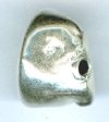1 14x12mm Sterling Silver Electroformed Nugget Bead