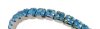 Swarovski Silver Stretch Bracelet with Aqua