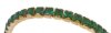 Swarovski Gold Stretch Bracelet with Emerald