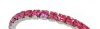 Swarovski Silver Stretch Bracelet with Rose