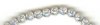 Swarovski Round Bezel Silver Stretch Bracelet with Moonlight Crystal