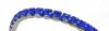 Swarovski Silver Stretch Bracelet with Sapphire