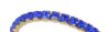 Swarovski Gold Stretch Bracelet with Sapphire
