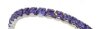 Swarovski Silver Stretch Bracelet with Tanzanite