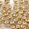 DUO01710 - 10 Grams Crystal Pale Gold Bronze 2.5x5mm Super Duo Beads