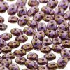 DUO14496 - 10 Grams Transparent Crystal Lustre Violet 2.5x5mm Super Duo Beads