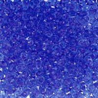 DUO530060 - 10 Grams Transparent Sapphire 2.5x5mm Super Duo Beads