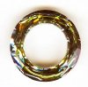 1 14mm Crystal Tabac Swarovski Faceted Ring