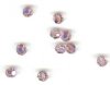 10 4mm Round Swarovski Light Amethyst AB