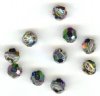 10 6mm Round Swarovski Beads - Medium Vitrail