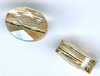 2 8x6mm Golden Shade Swarovski Mini Oval Beads