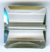 1 14mm Crystal Silver Shade Swarovski Stairway Bead