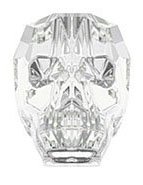 13mm Swarovski Crystal Skull Bead