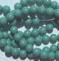 25 4mm Jade Swarovski Pearls