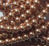 25 4mm Rose Gold Swarovski Pearls