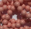 25 6mm Pink Coral Swarovski Pearls