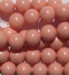 25 8mm Pink Coral Swarovski Pearls