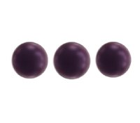 25 6mm Elderberry Swarovski Pearl Beads