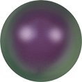 10 10mm Iridescent Purple Swarovski Pearl Beads