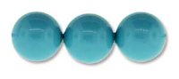 25 8mm Turquoise Swarovski Pearl Beads