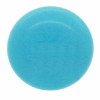 1, 16mm Turquoise Swarovski Coin Pearl Bead