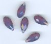 1 13x6.5mm Cyclamen Opal Swarovski Briolette Drop