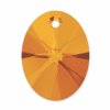 1 12mm Tangerine Swarovski Xilion Oval Pendant