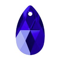 16mm Majestic Blue Swarovski Pear Drop