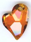 1 17mm Astral Pink Swarovski Devoted 2 U Heart Pendant 