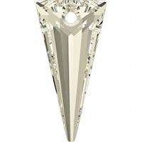 18mm Crystal Silver Shade Swarovski Spike Drop Pendant