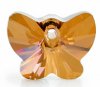 1 18mm Crystal Copper Swarovski Butterfly Pendant