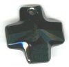 1 20mm Jet Swarovski Cross (6866)