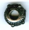 1 5x11mm TierraCast Large Hole Black Oxide Spiral Bead